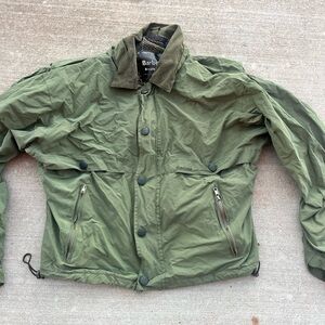 Barbour Breathables Coldstream Jacket Mens Medium Hunter Green Vintage Rain